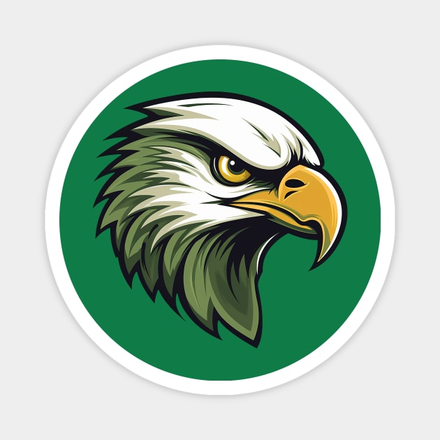 Eagle Green Magnet by DavidLoblaw